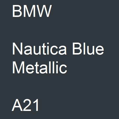 BMW, Nautica Blue Metallic, A21.